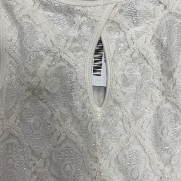 NWT Area Code 407 White Lace Girls Trapeze Dress - Picture 5 of 5